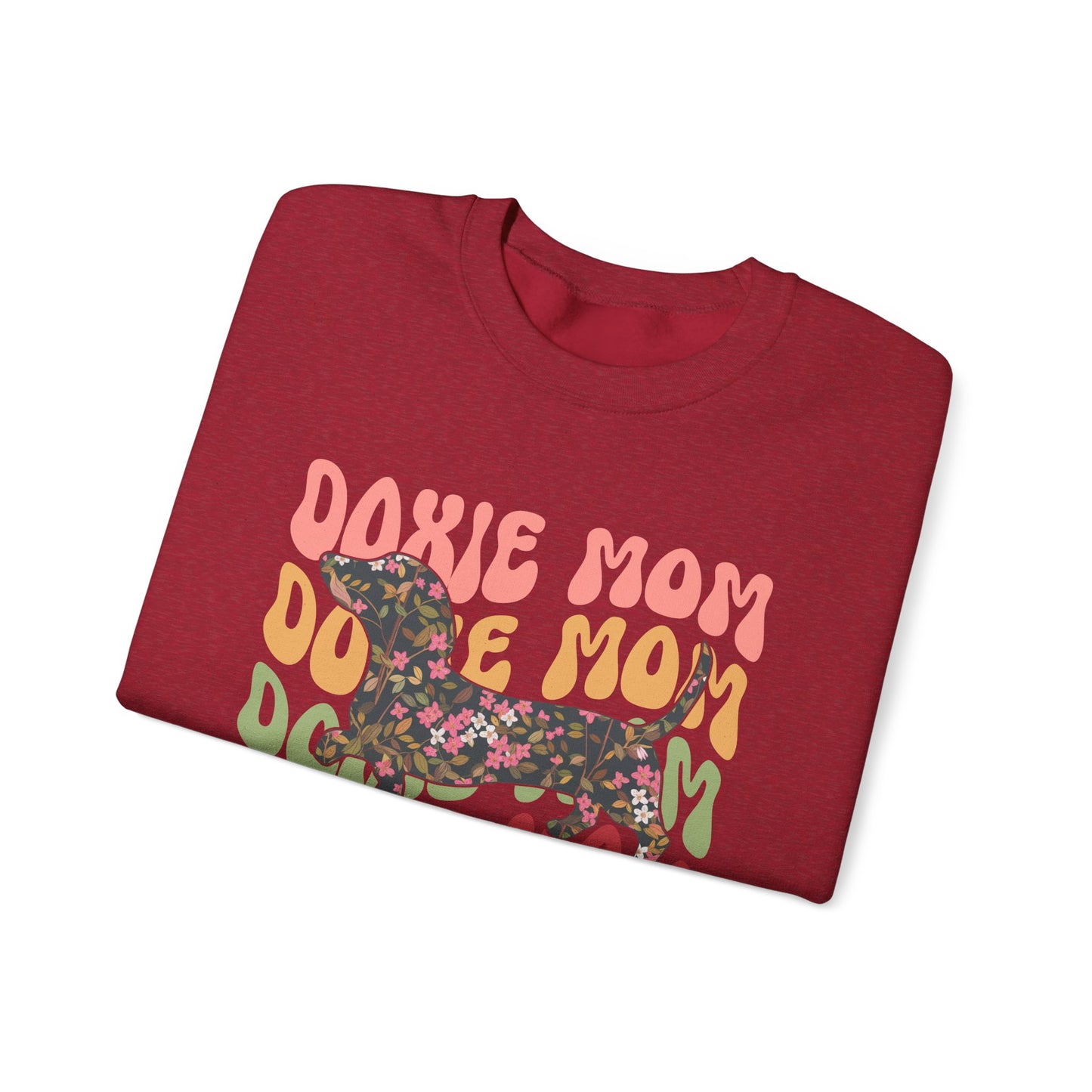 Dachshund Mom Sweatshirt, Dog Lover Gift, Funny Weiner Dog Jumper, Classic Sausage Dog Crewneck, Pet Owner Apparel Doxie