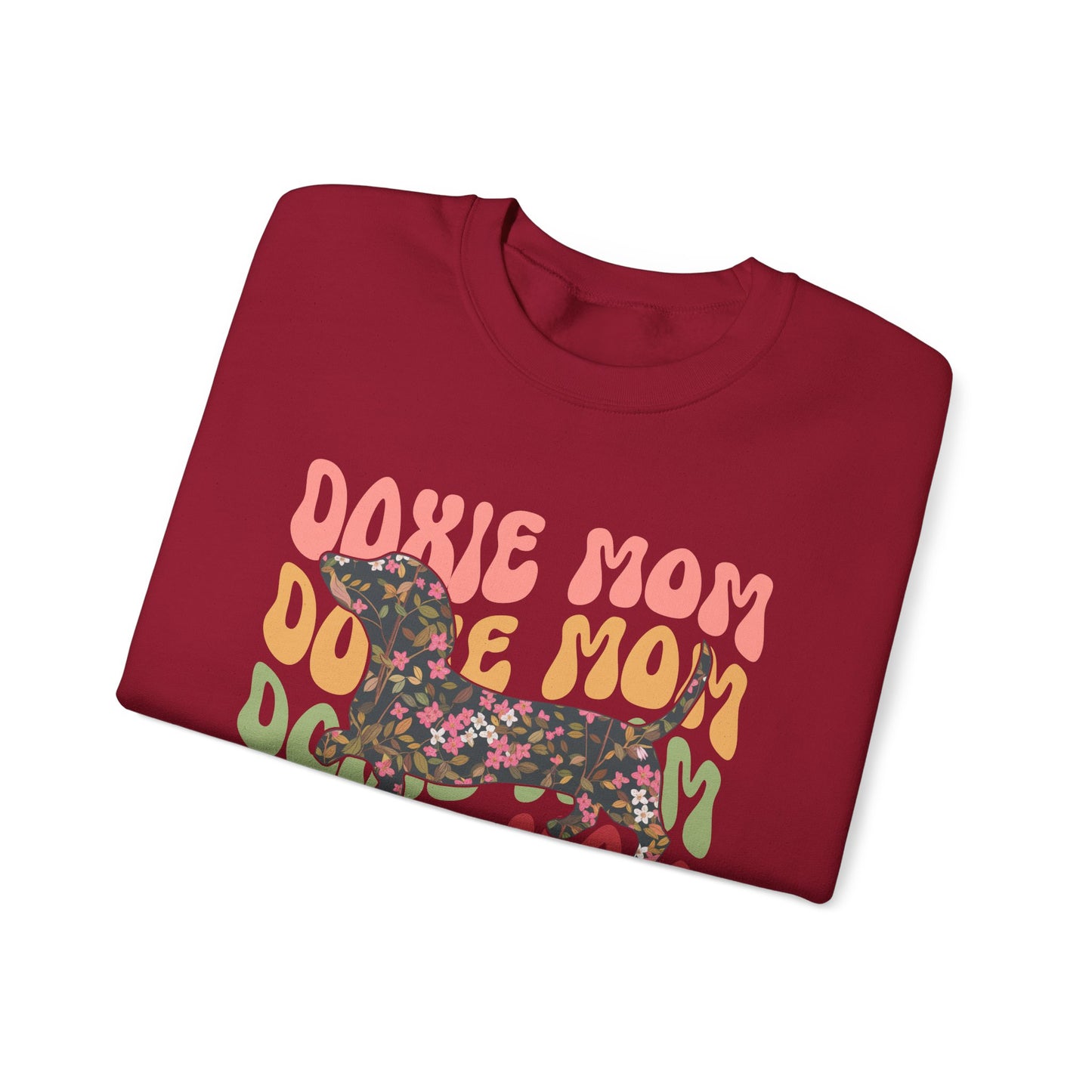 Dachshund Mom Sweatshirt, Dog Lover Gift, Funny Weiner Dog Jumper, Classic Sausage Dog Crewneck, Pet Owner Apparel Doxie