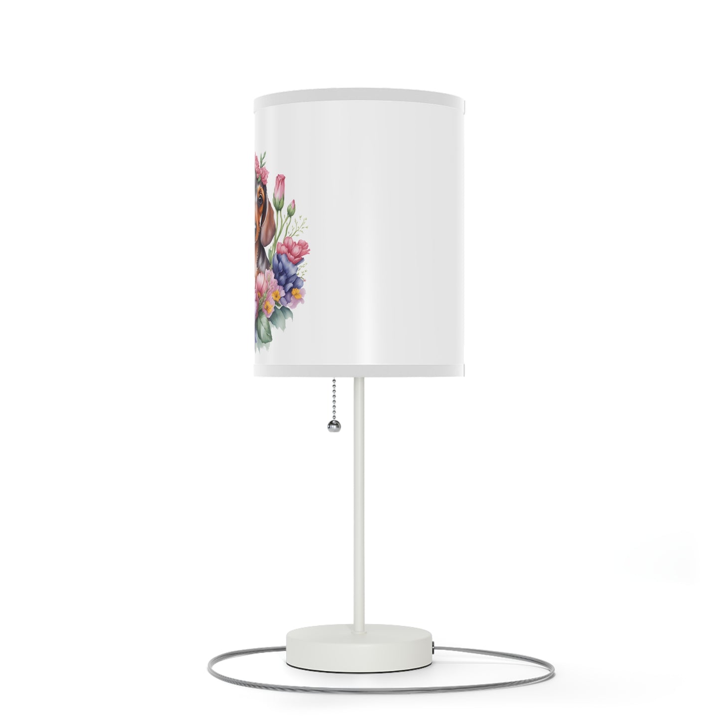 Unique Floral Dachshund Lamp Table Lamp Home Decor Pet Lover Gift Nightstand