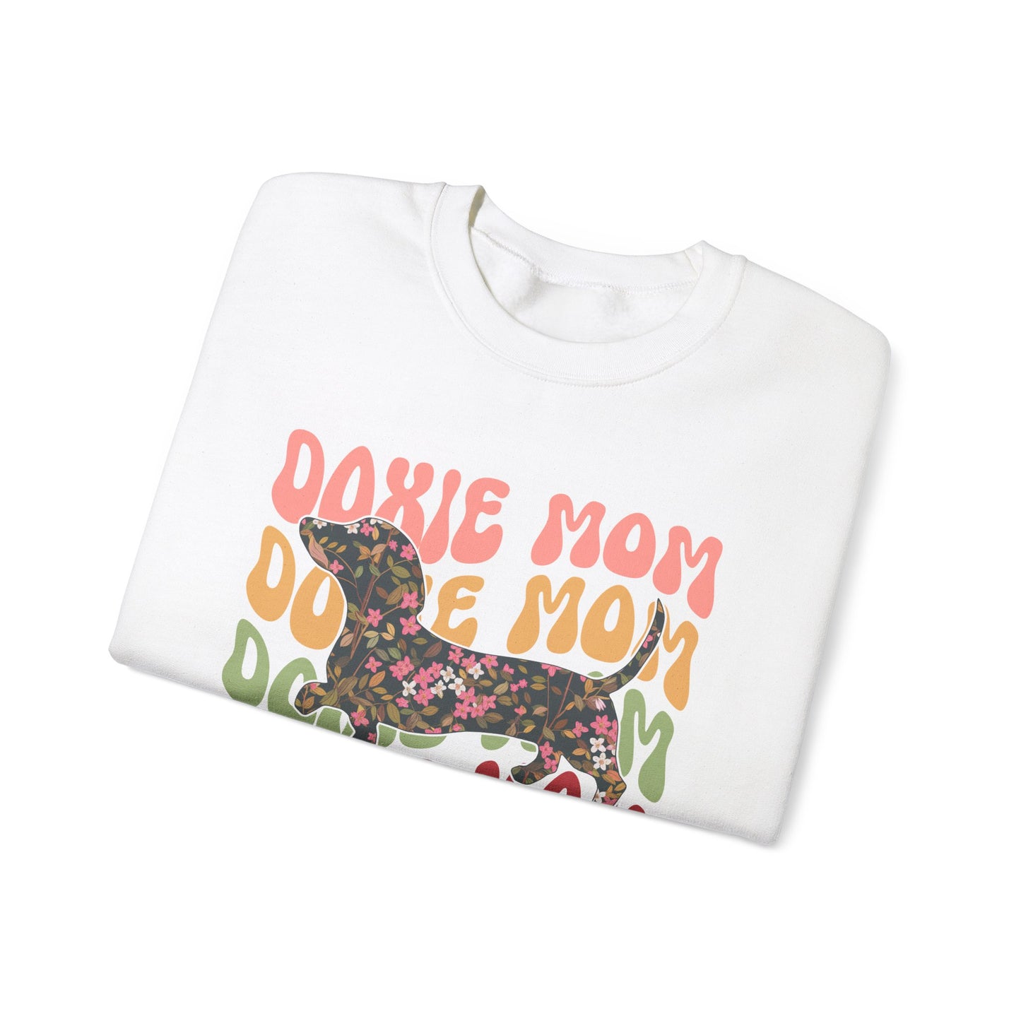 Dachshund Mom Sweatshirt, Dog Lover Gift, Funny Weiner Dog Jumper, Classic Sausage Dog Crewneck, Pet Owner Apparel Doxie