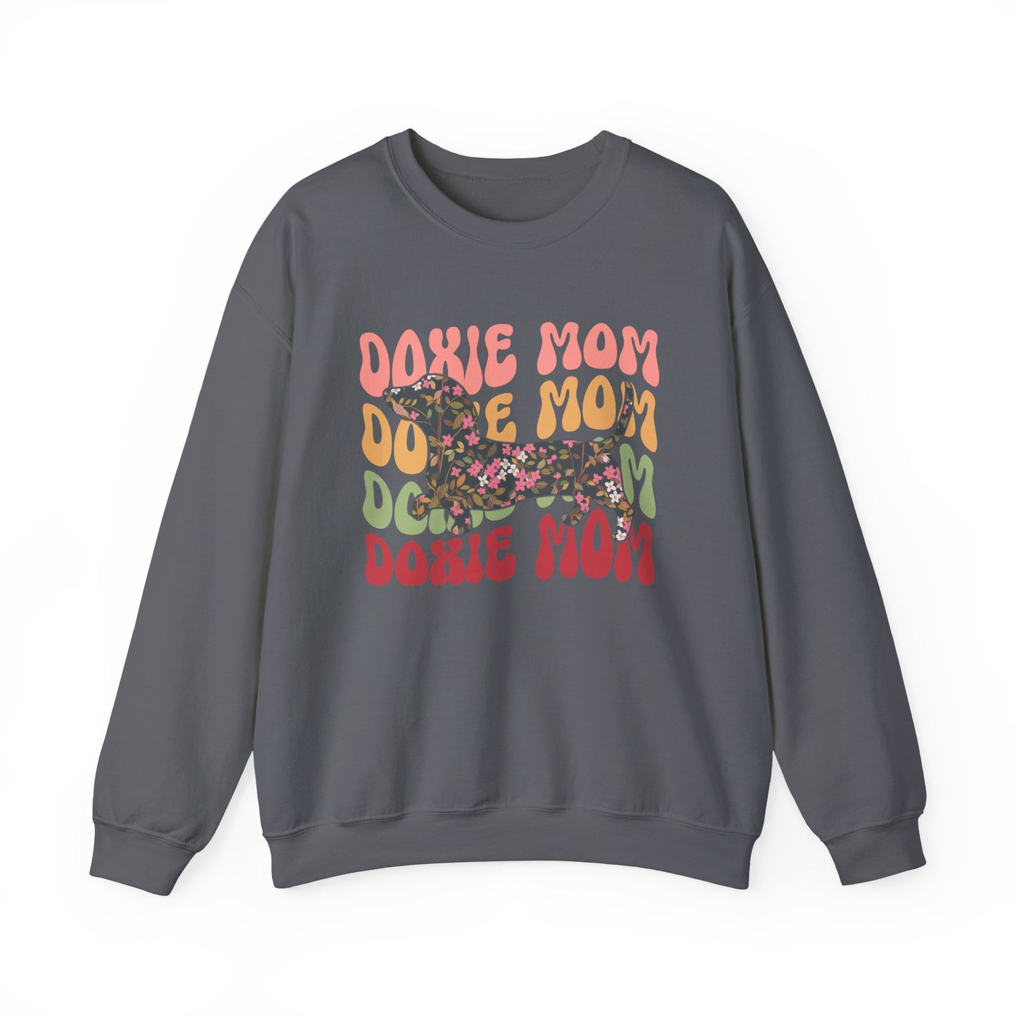 Dachshund Mom Sweatshirt, Dog Lover Gift, Funny Weiner Dog Jumper, Classic Sausage Dog Crewneck, Pet Owner Apparel Doxie