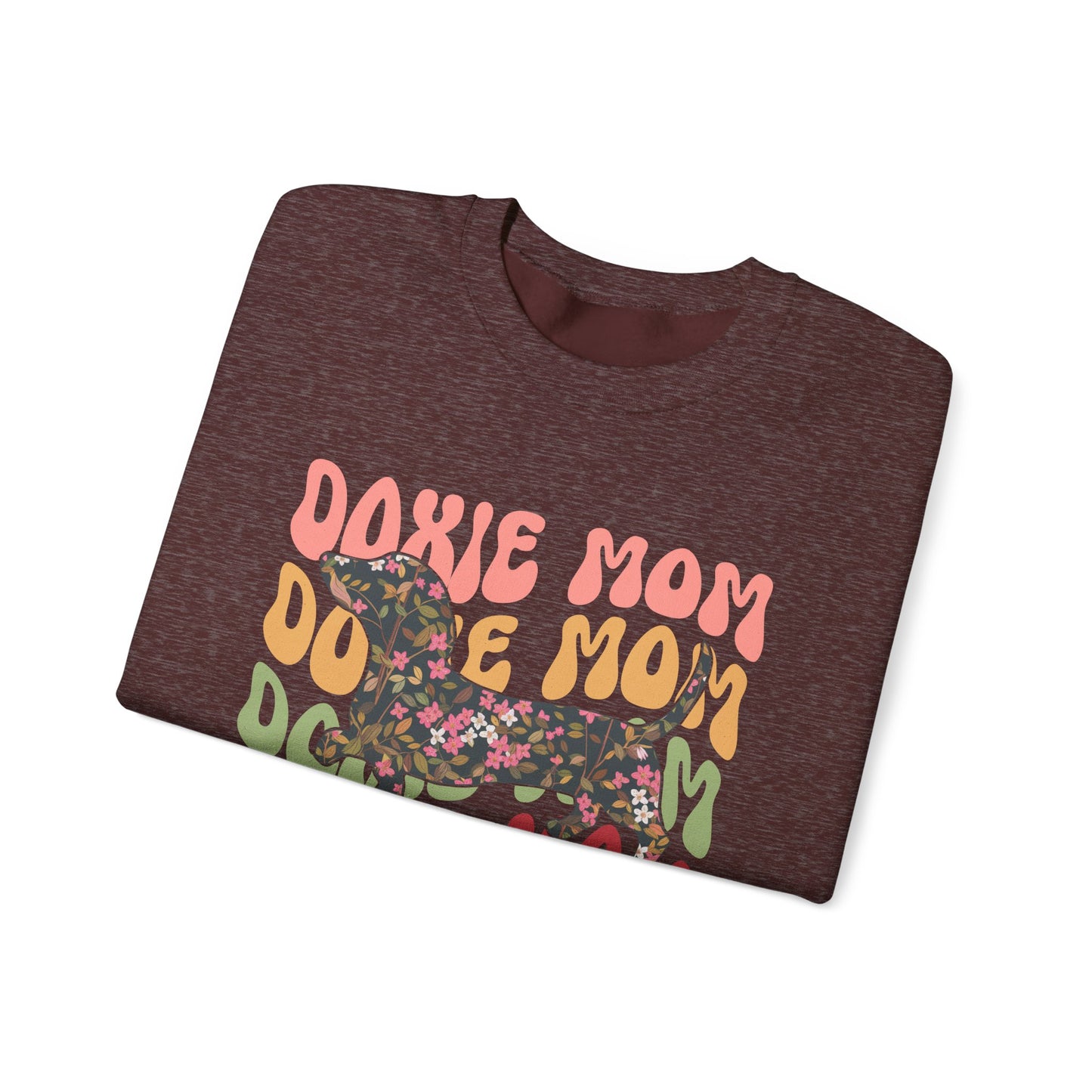 Dachshund Mom Sweatshirt, Dog Lover Gift, Funny Weiner Dog Jumper, Classic Sausage Dog Crewneck, Pet Owner Apparel Doxie