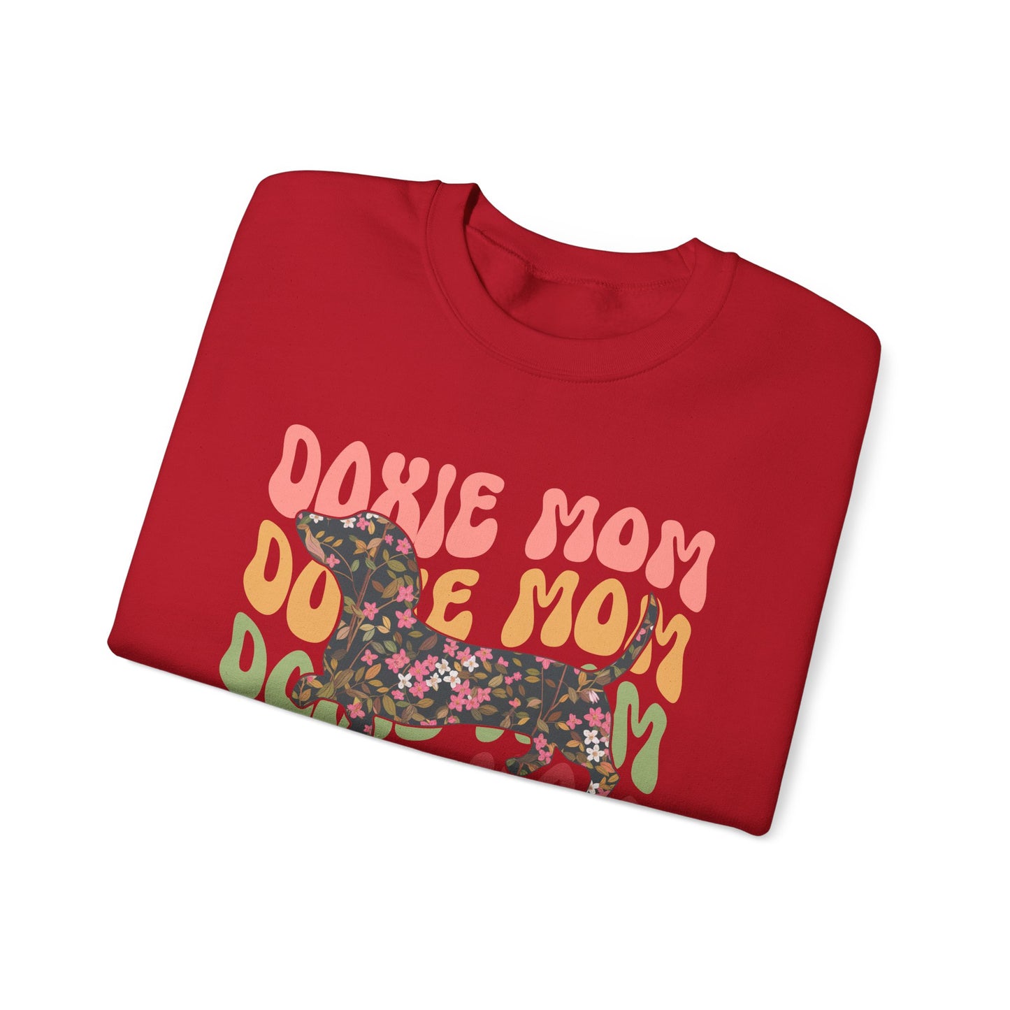 Dachshund Mom Sweatshirt, Dog Lover Gift, Funny Weiner Dog Jumper, Classic Sausage Dog Crewneck, Pet Owner Apparel Doxie