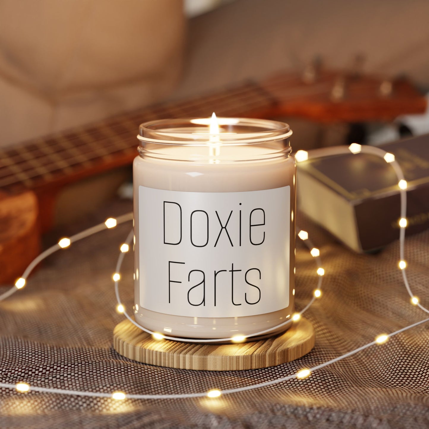 Scented Soy Candle: Doxie Farts - Fun Home Fragrance for Dog Lovers