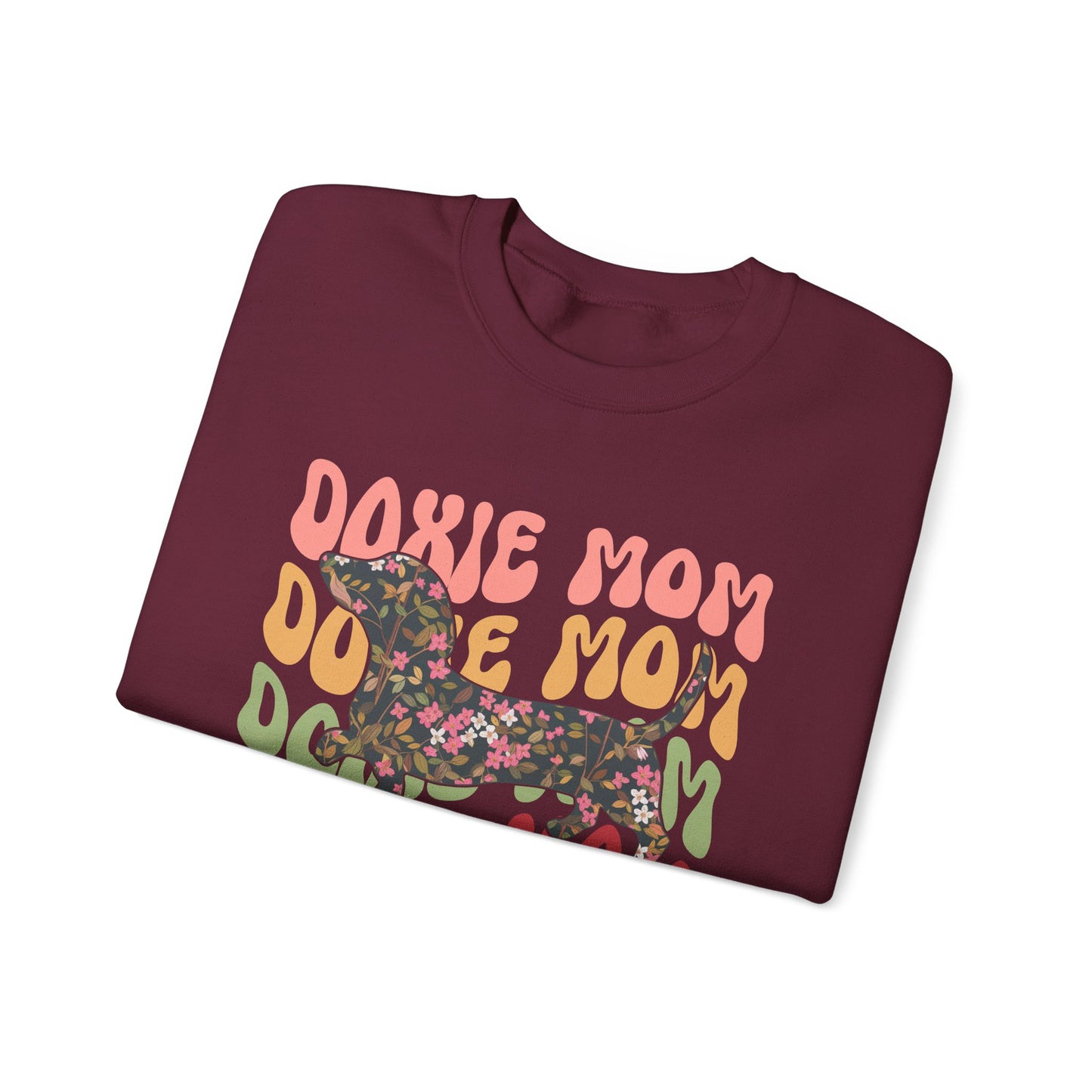 Dachshund Mom Sweatshirt, Dog Lover Gift, Funny Weiner Dog Jumper, Classic Sausage Dog Crewneck, Pet Owner Apparel Doxie