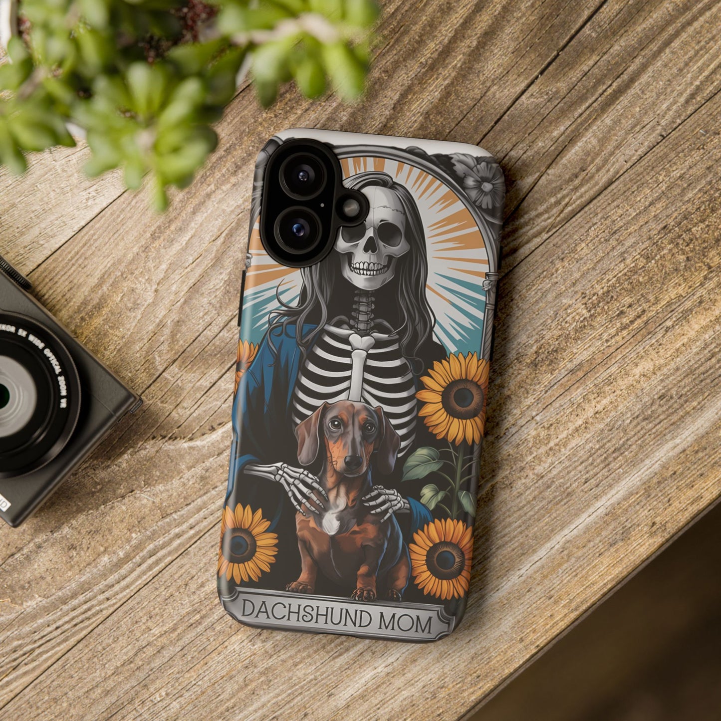 Tarot Card Dachshund Mom Phone Case - Dog Apple Pixel Galaxy