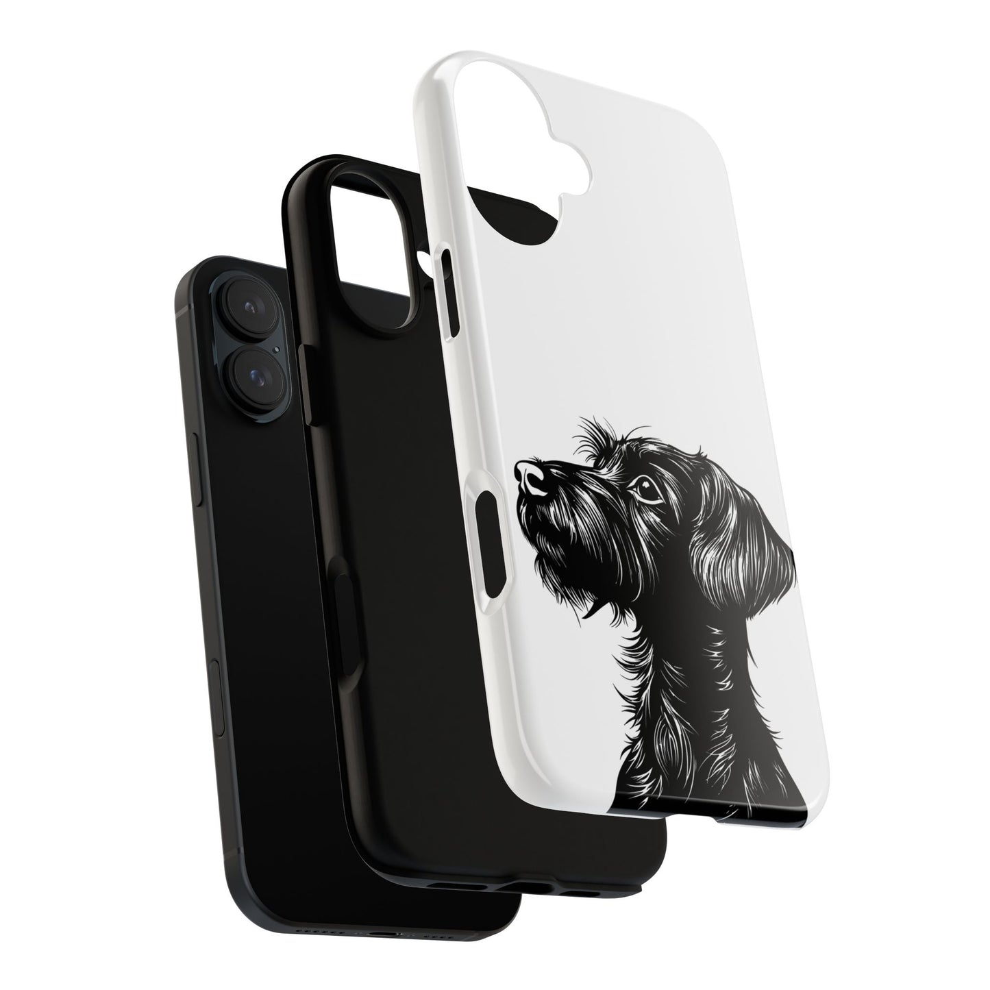 Simple Wire Haired Dachshund Mens Phone Case - Dog Apple Pixel Galaxy
