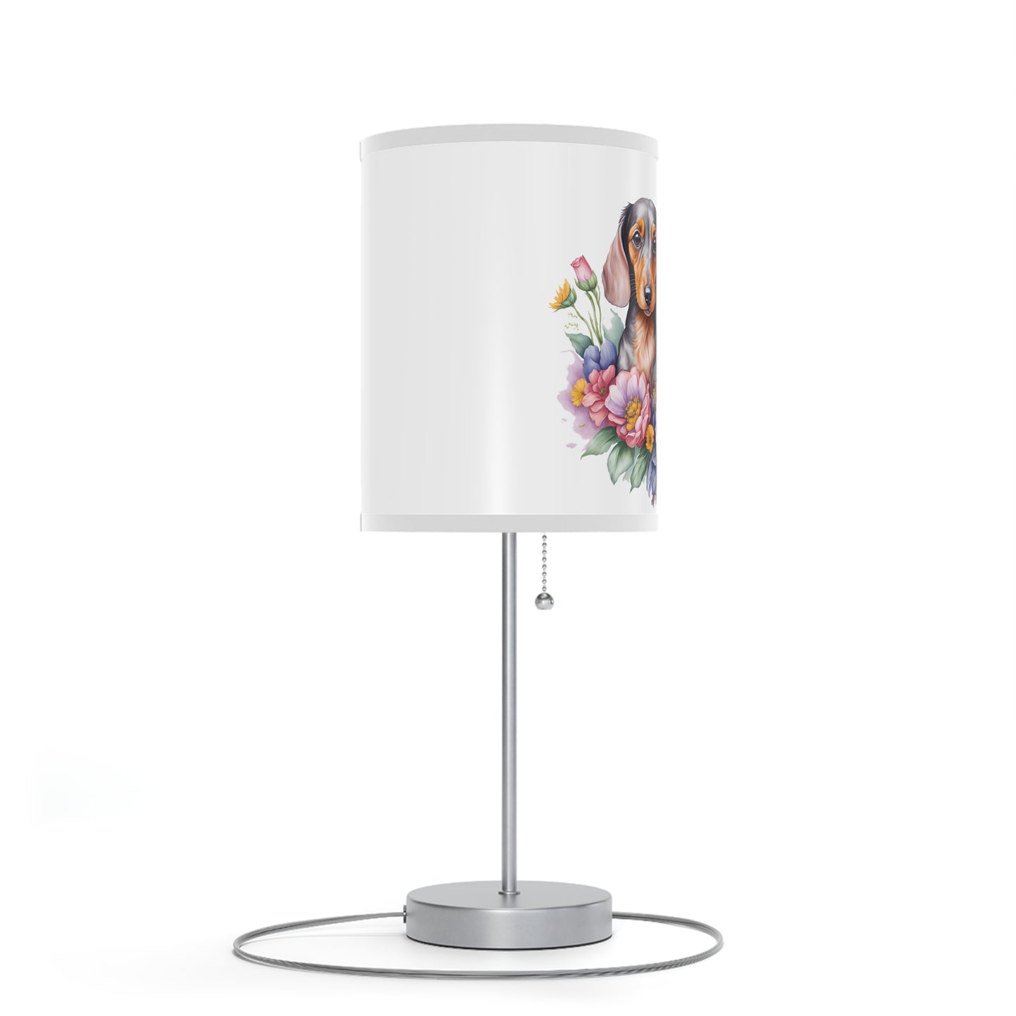 Unique Floral Dachshund Lamp Table Lamp Home Decor Pet Lover Gift Nightstand