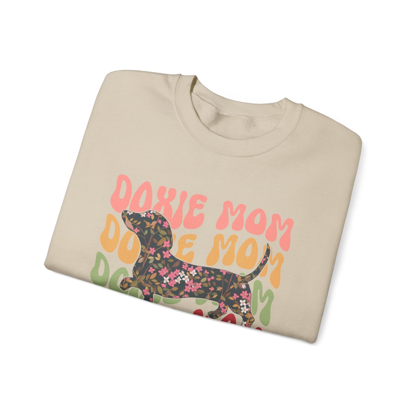 Dachshund Mom Sweatshirt, Dog Lover Gift, Funny Weiner Dog Jumper, Classic Sausage Dog Crewneck, Pet Owner Apparel Doxie