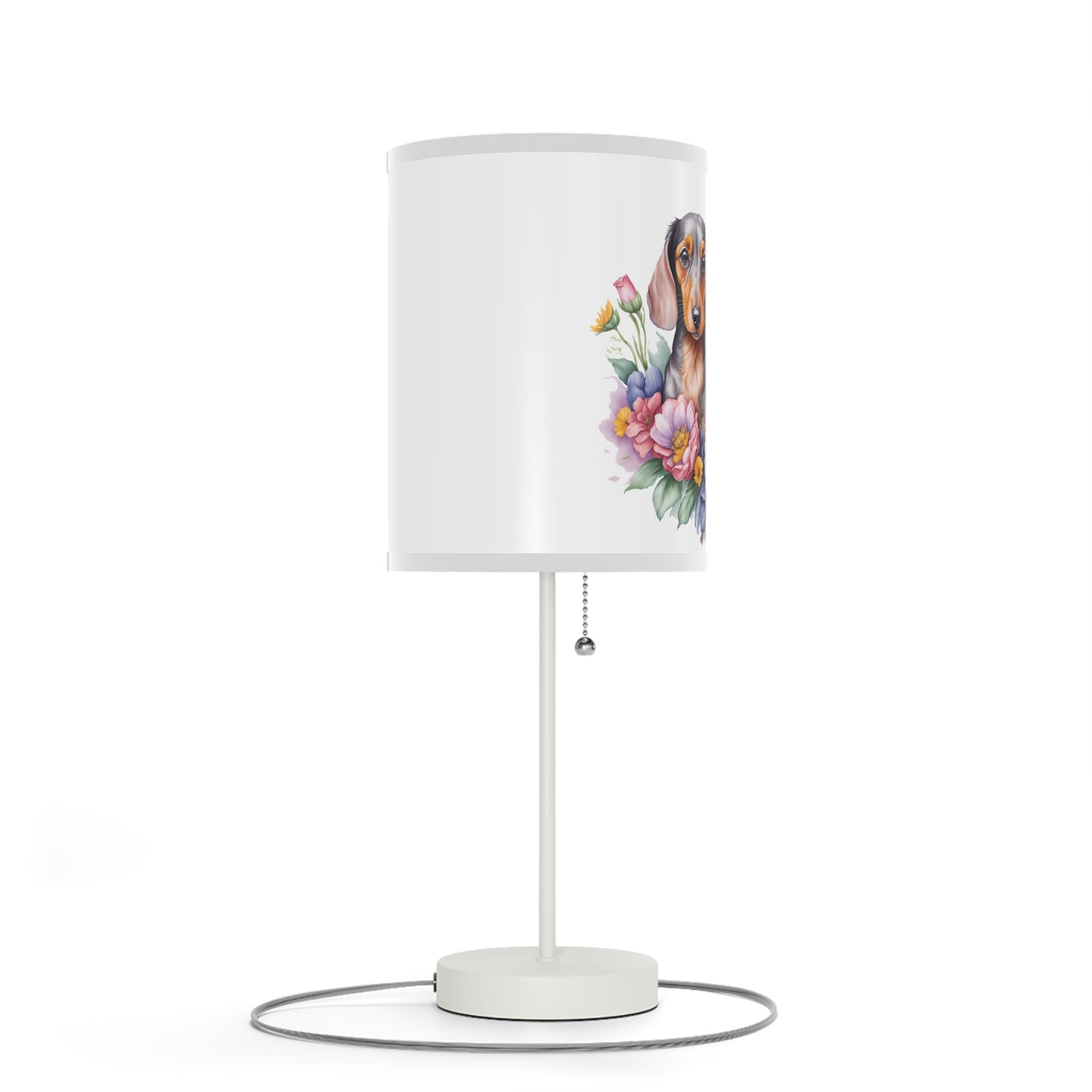 Unique Floral Dachshund Lamp Table Lamp Home Decor Pet Lover Gift Nightstand
