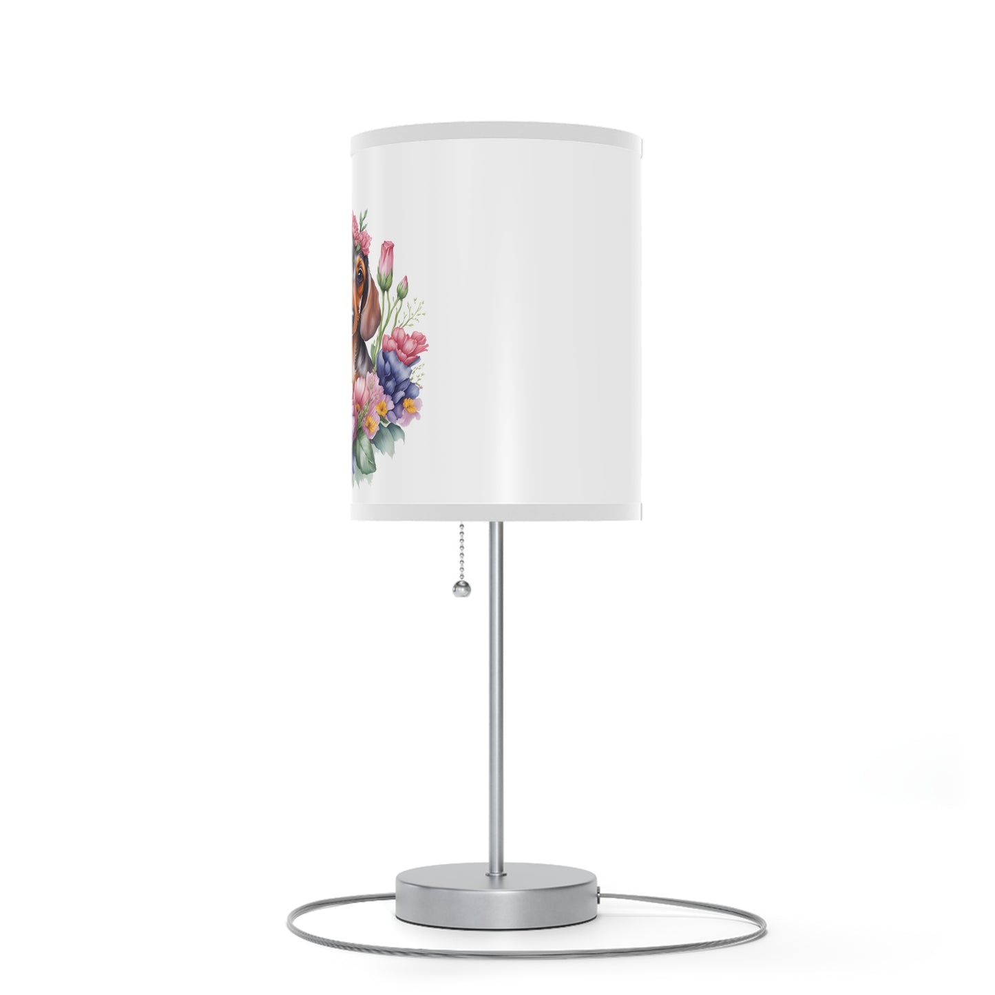 Unique Floral Dachshund Lamp Table Lamp Home Decor Pet Lover Gift Nightstand
