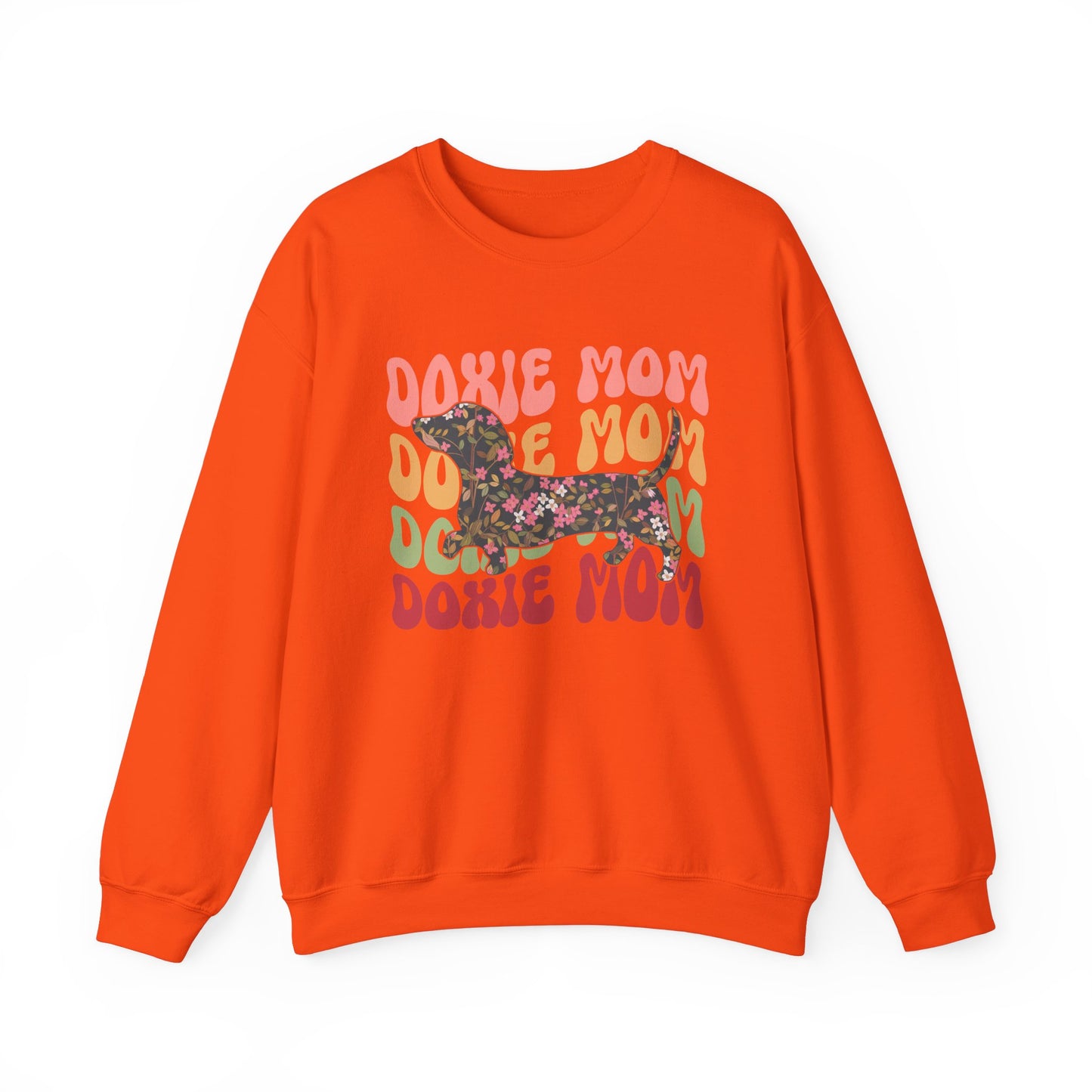 Dachshund Mom Sweatshirt, Dog Lover Gift, Funny Weiner Dog Jumper, Classic Sausage Dog Crewneck, Pet Owner Apparel Doxie