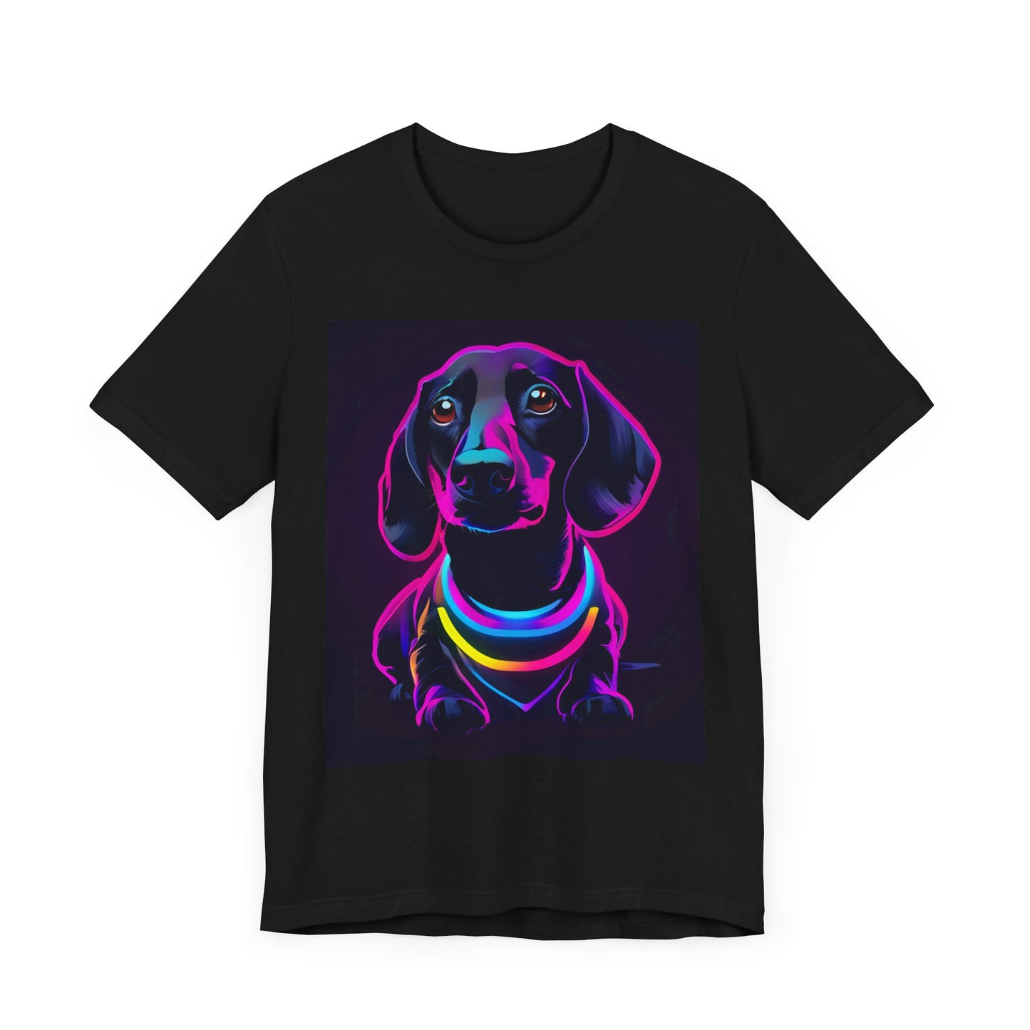 Dachshund Tee Shirt, Cute Dog Lover Top, Short Sleeve Unisex Weiner Dog Gift for Pet Owners
