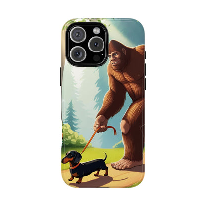 Big Foot Walking Dachshund Phone Case - Dog Apple Pixel Galaxy