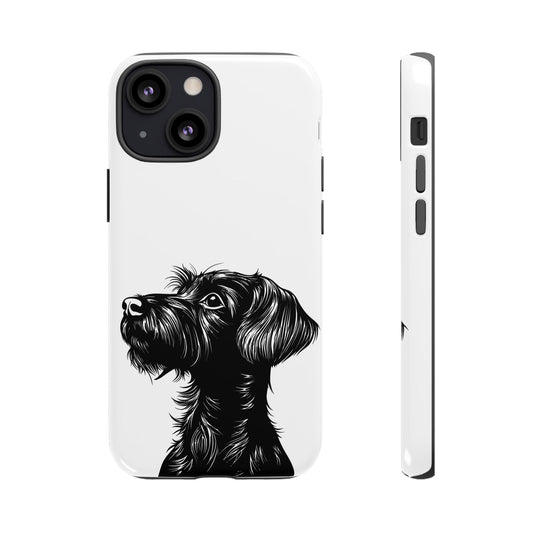 Simple Wire Haired Dachshund Mens Phone Case - Dog Apple Pixel Galaxy
