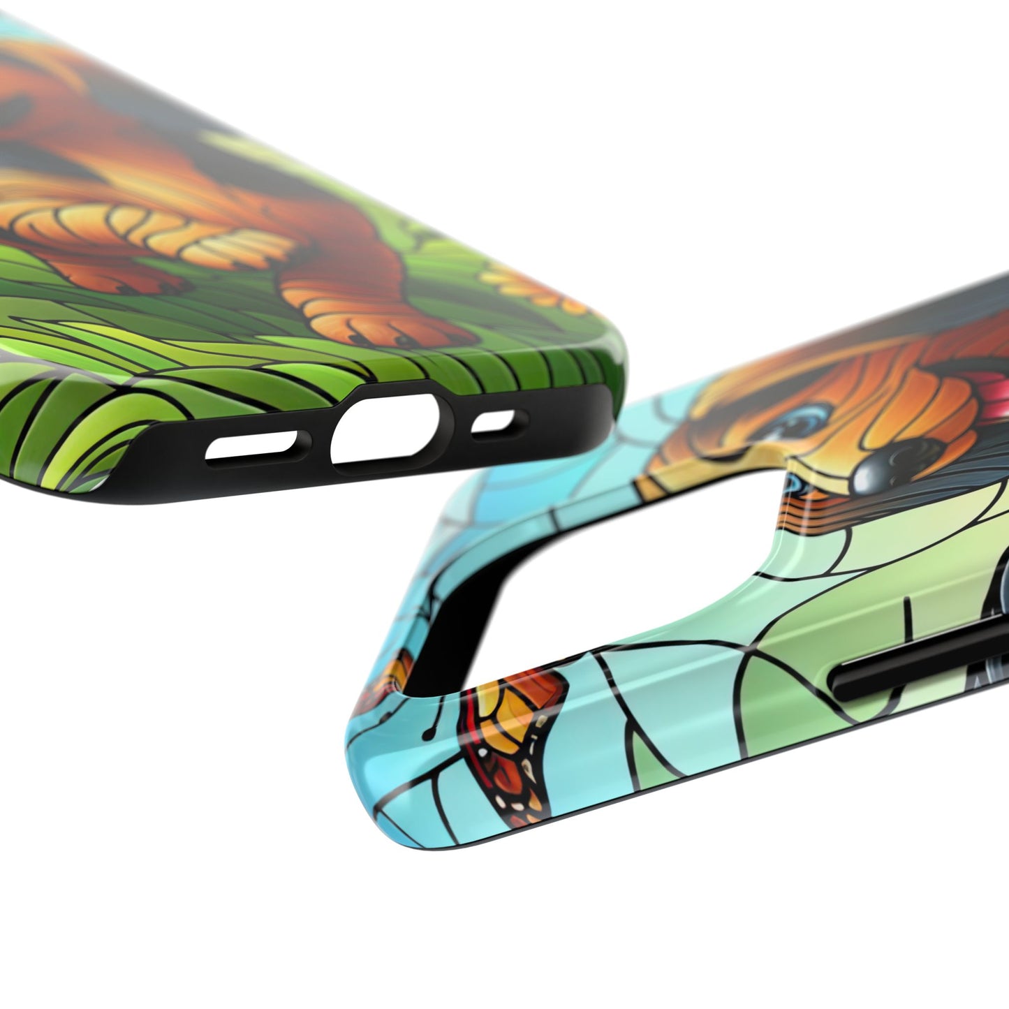 Cute Dachshund Phone Case, Dog Lover Gift, Tough Phone Cover, Pet Accessory,