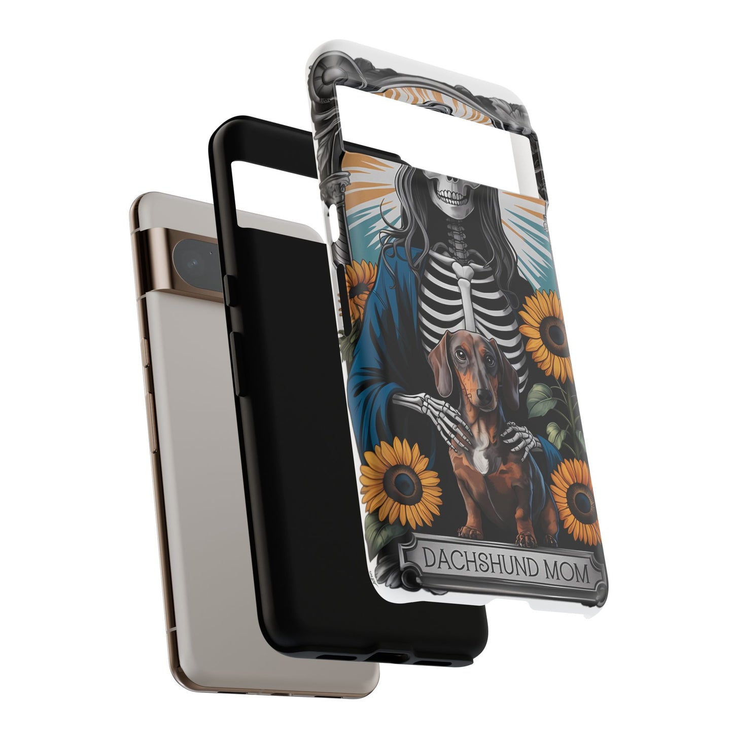 Tarot Card Dachshund Mom Phone Case - Dog Apple Pixel Galaxy