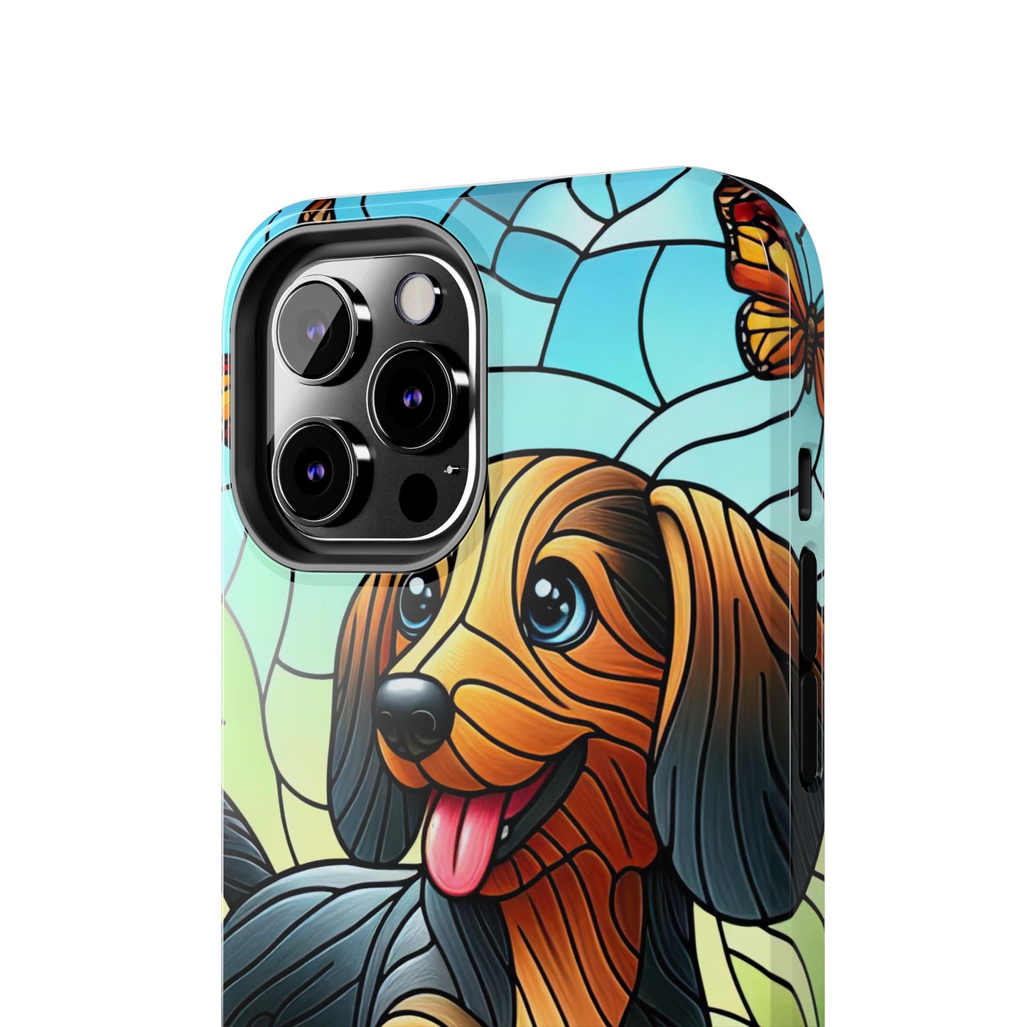 Cute Dachshund Phone Case, Dog Lover Gift, Tough Phone Cover, Pet Accessory,