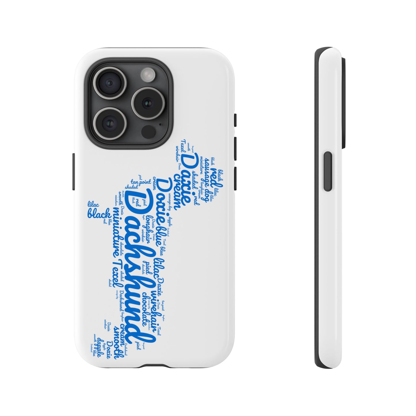 Type Subway Vibrant Dachshund Words Phone Case - Dog Apple Pixel Galaxy