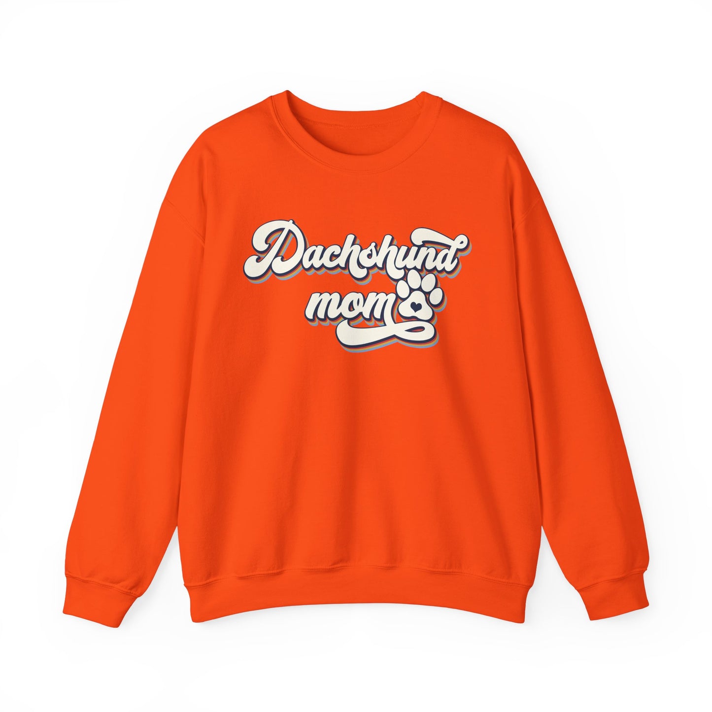 Dachshund Mom Sweatshirt, Dog Lover Gift, Funny Weiner Dog Jumper, Classic Sausage Dog Crewneck, Pet Owner Apparel