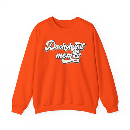 Dachshund Mom Sweatshirt, Dog Lover Gift, Funny Weiner Dog Jumper, Classic Sausage Dog Crewneck, Pet Owner Apparel