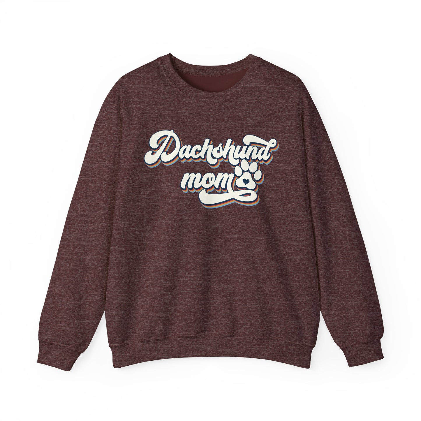 Dachshund Mom Sweatshirt, Dog Lover Gift, Funny Weiner Dog Jumper, Classic Sausage Dog Crewneck, Pet Owner Apparel