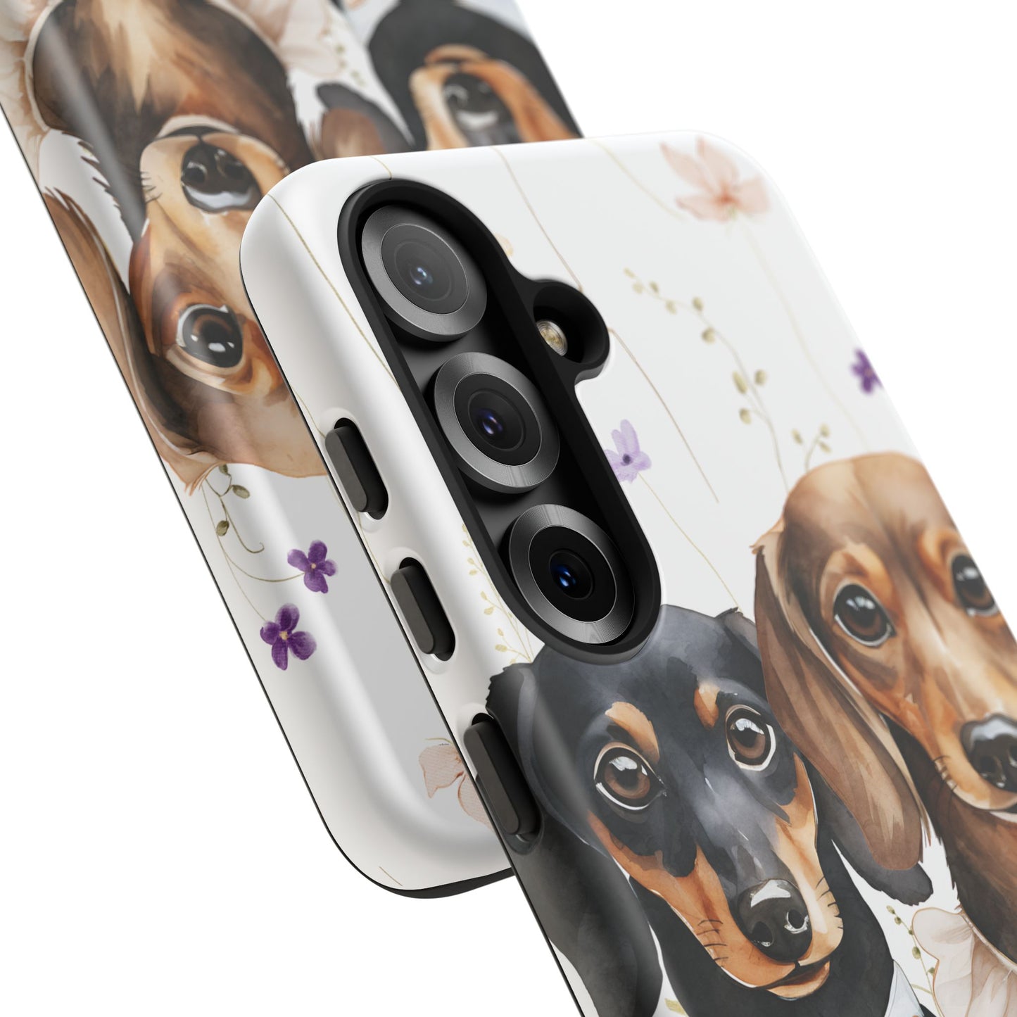 Wedding Dachshund Dog Phone Case - Bridal Gift Flower Girl Apple Pixel Galaxy