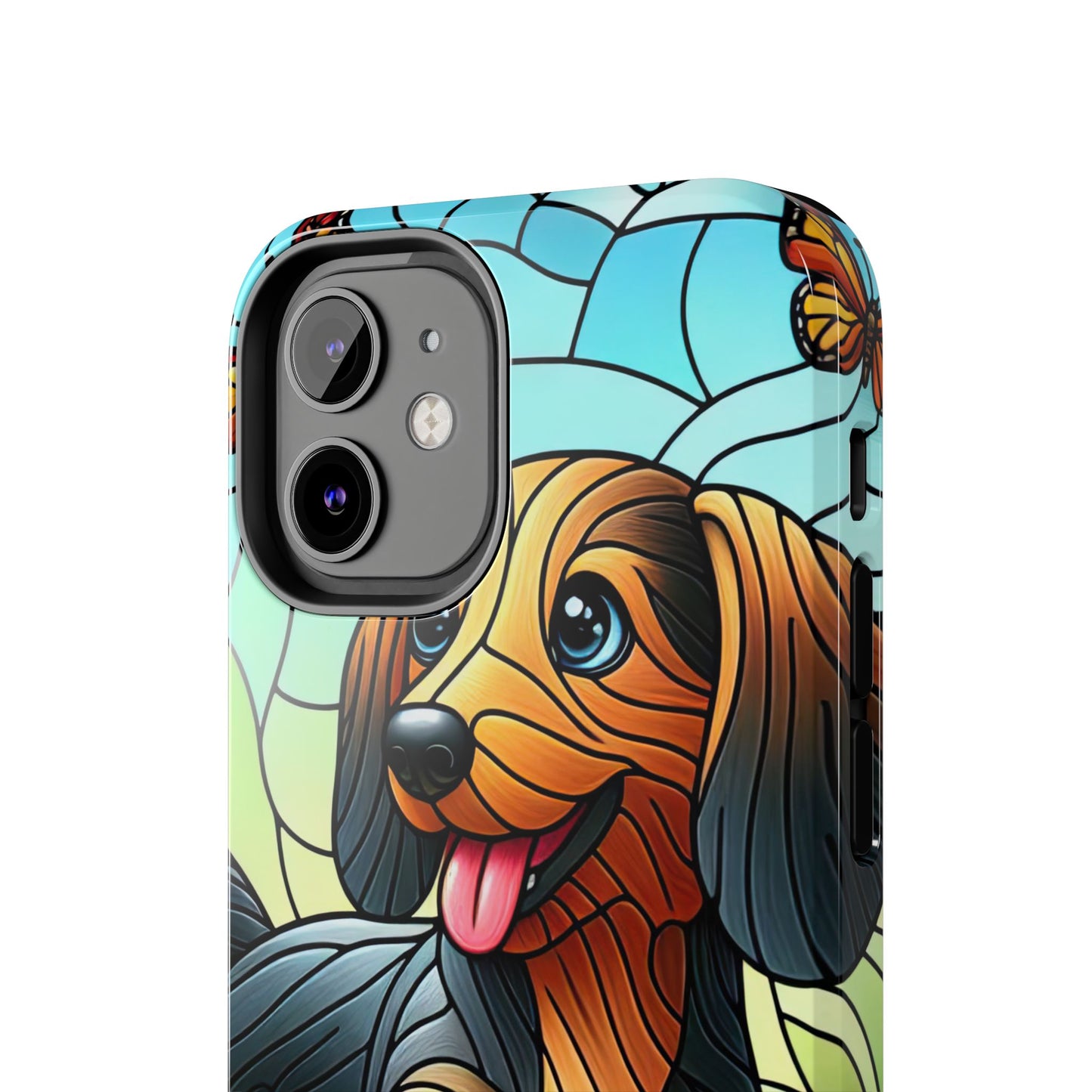 Cute Dachshund Phone Case, Dog Lover Gift, Tough Phone Cover, Pet Accessory,