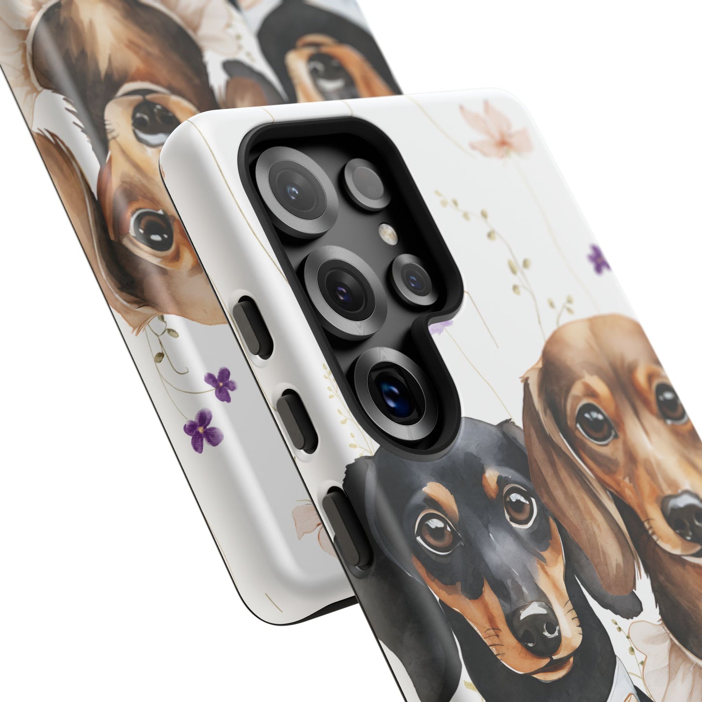 Wedding Dachshund Dog Phone Case - Bridal Gift Flower Girl Apple Pixel Galaxy