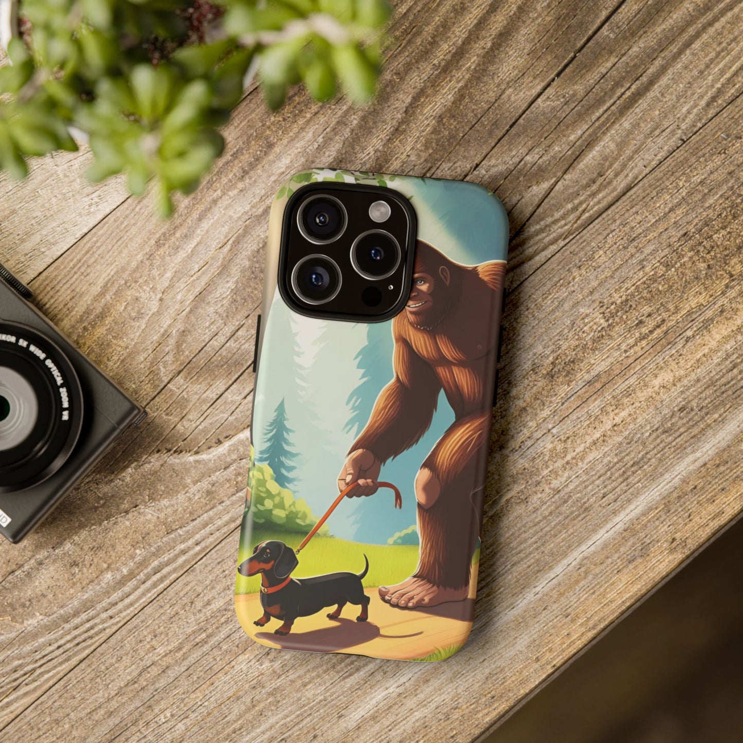 Big Foot Walking Dachshund Phone Case - Dog Apple Pixel Galaxy