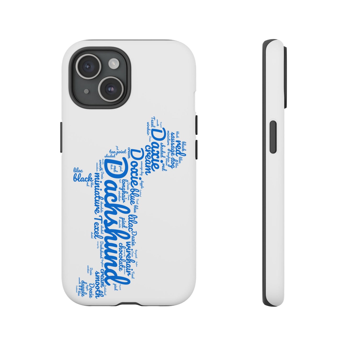 Type Subway Vibrant Dachshund Words Phone Case - Dog Apple Pixel Galaxy