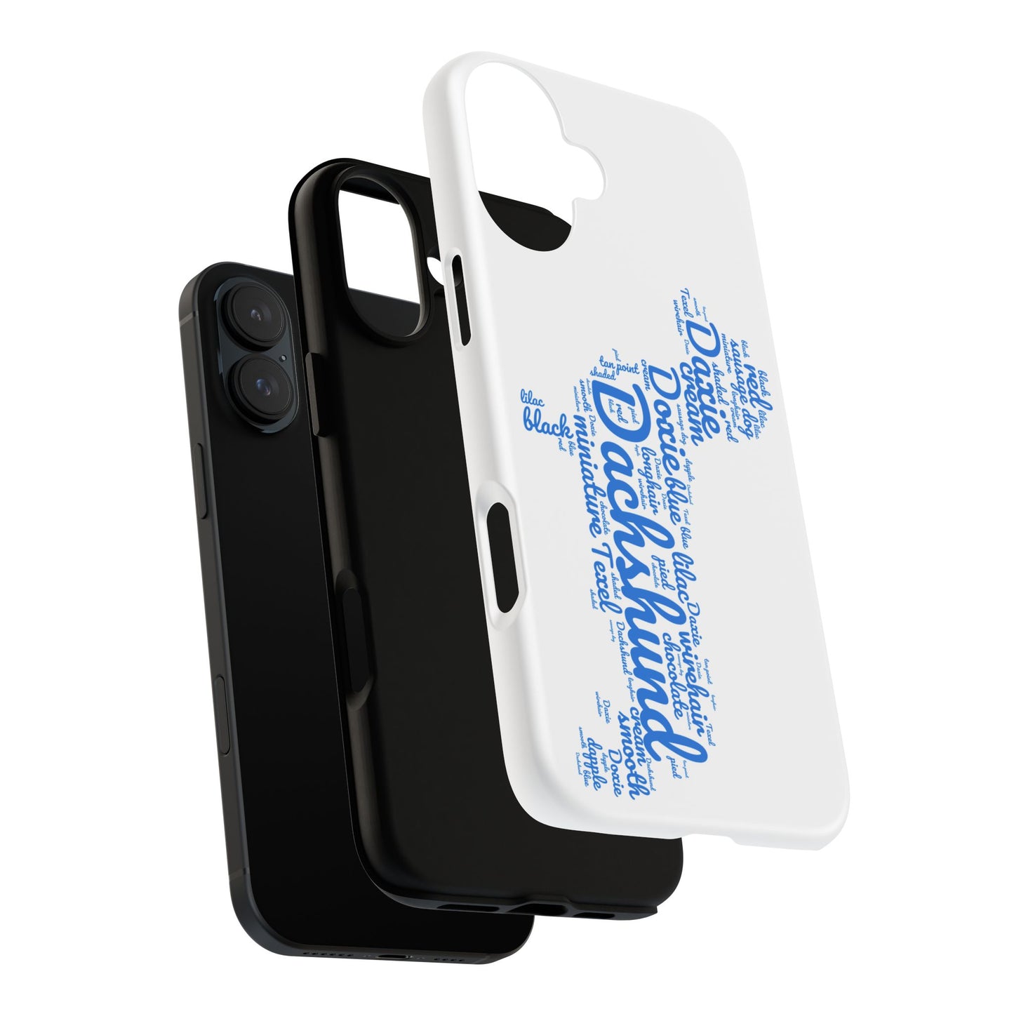 Type Subway Vibrant Dachshund Words Phone Case - Dog Apple Pixel Galaxy