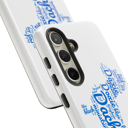Type Subway Vibrant Dachshund Words Phone Case - Dog Apple Pixel Galaxy