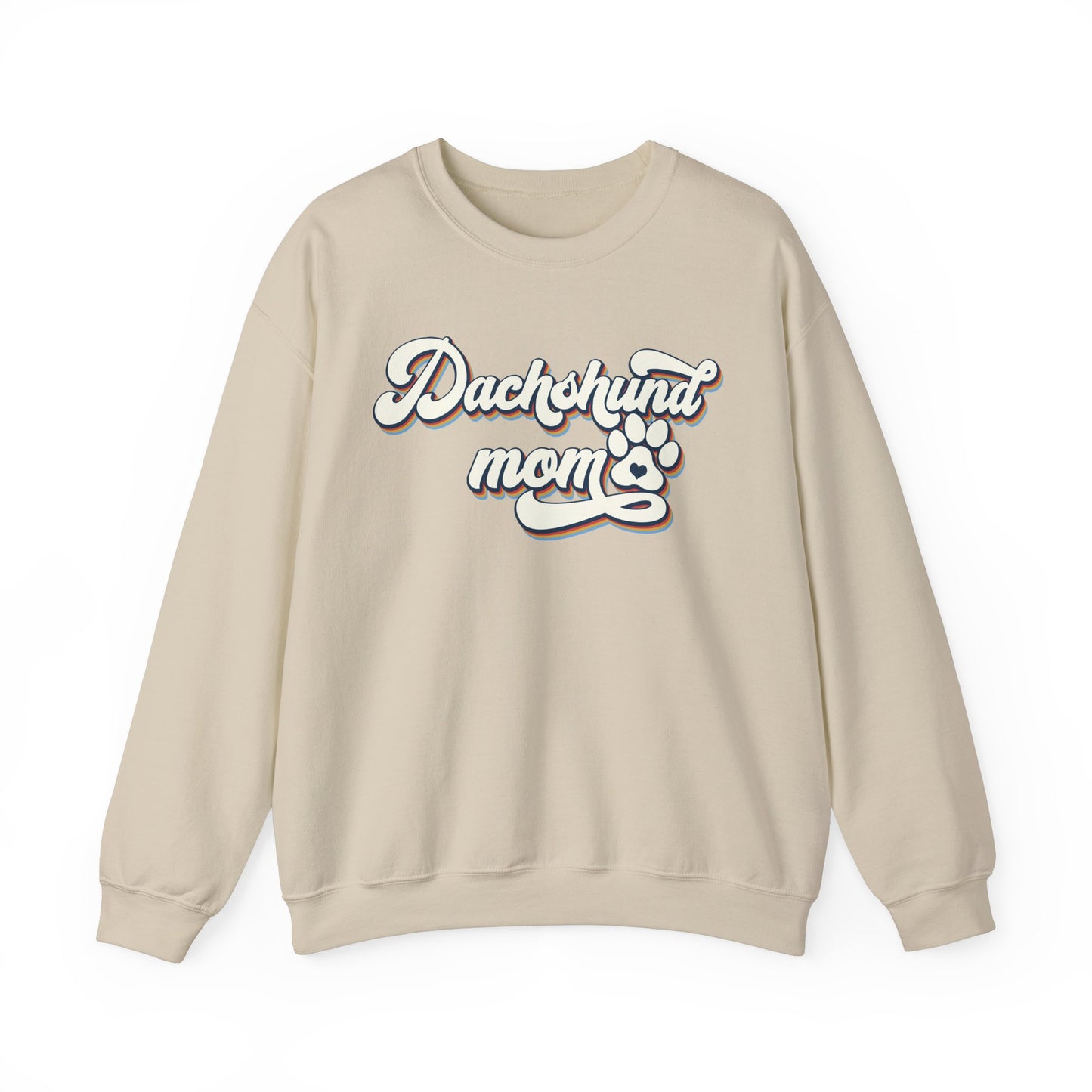 Dachshund Mom Sweatshirt, Dog Lover Gift, Funny Weiner Dog Jumper, Classic Sausage Dog Crewneck, Pet Owner Apparel