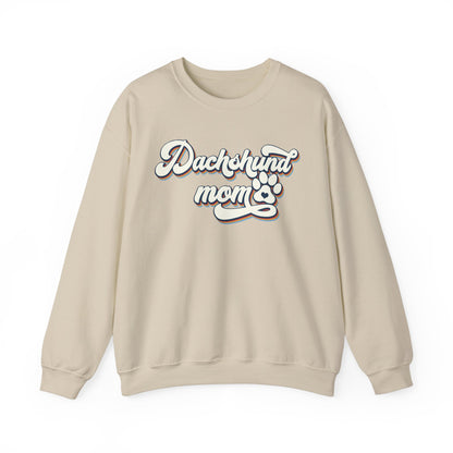Dachshund Mom Sweatshirt, Dog Lover Gift, Funny Weiner Dog Jumper, Classic Sausage Dog Crewneck, Pet Owner Apparel
