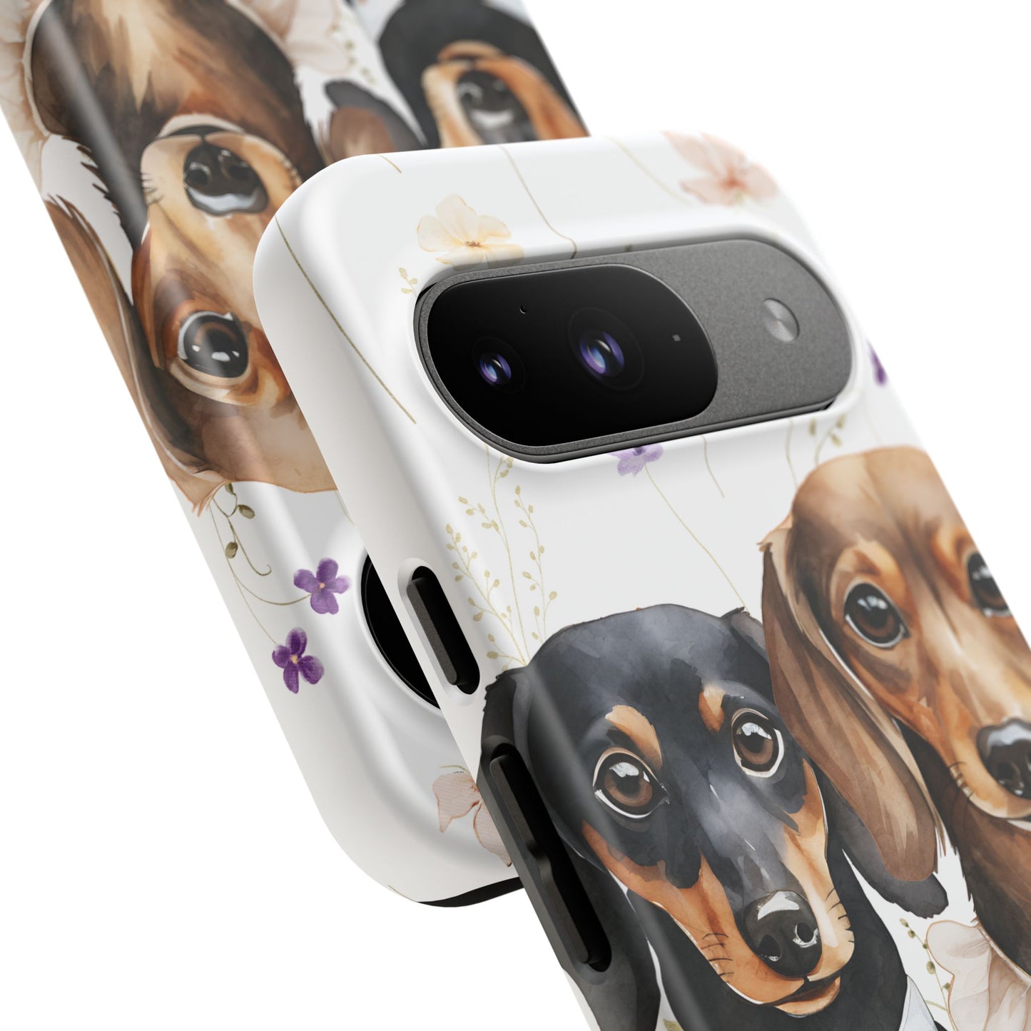 Wedding Dachshund Dog Phone Case - Bridal Gift Flower Girl Apple Pixel Galaxy