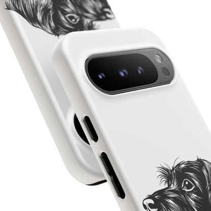 Simple Wire Haired Dachshund Mens Phone Case - Dog Apple Pixel Galaxy