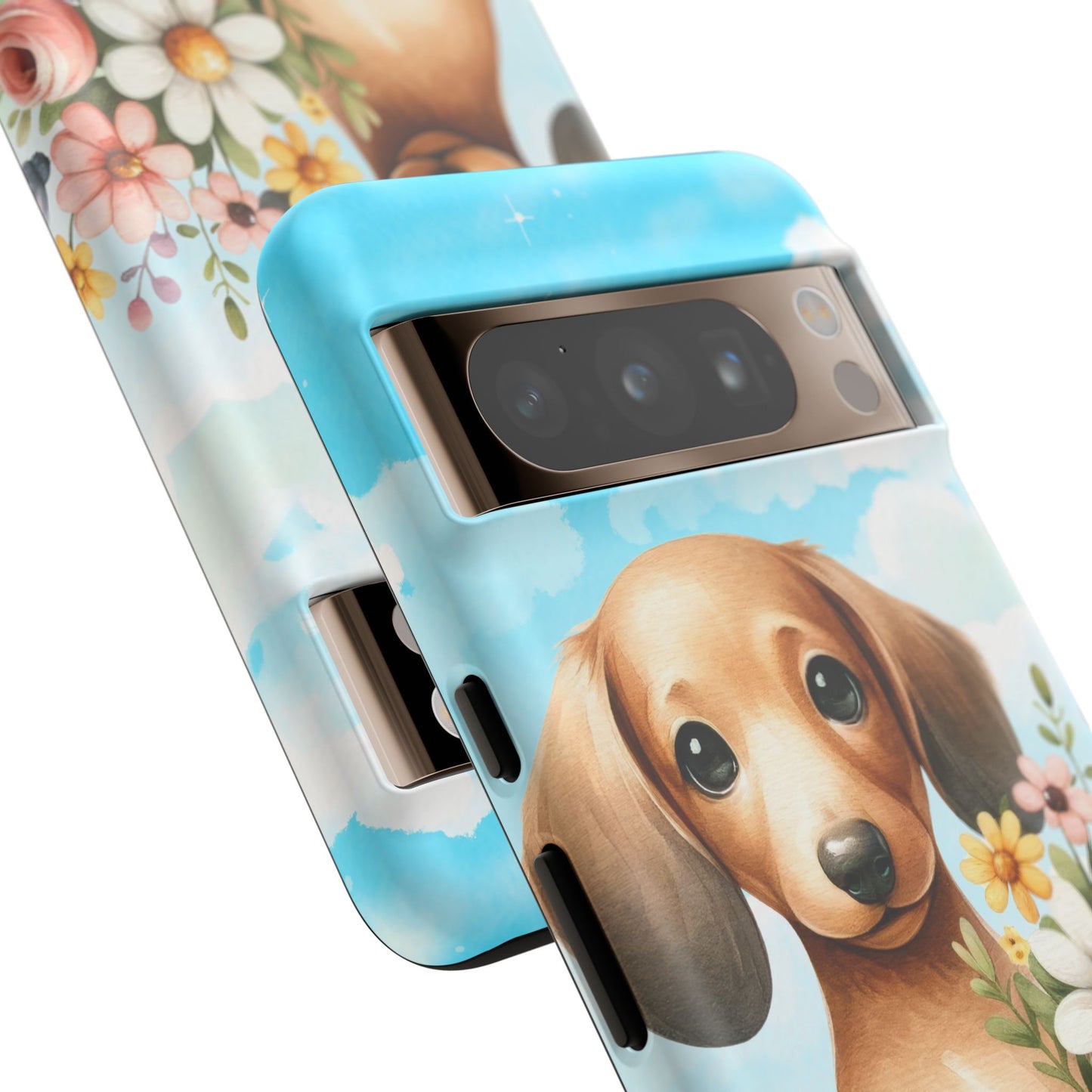 Watercolor Dachshund Dog Phone Case - Rescue Dog Apple Pixel Galaxy Spring
