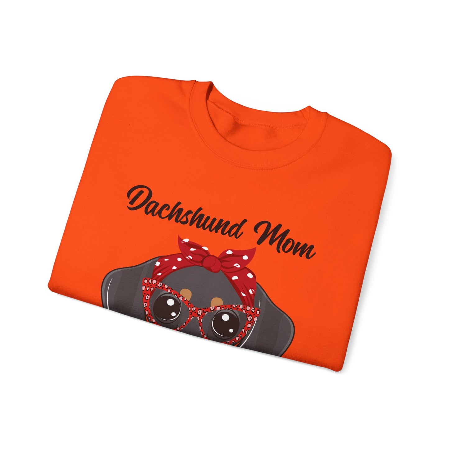 Dachshund Mom Sweatshirt, Dog Lover Gift, Funny Weiner Dog Jumper, Classic Sausage Dog Crewneck, Pet Owner Apparel Doxie