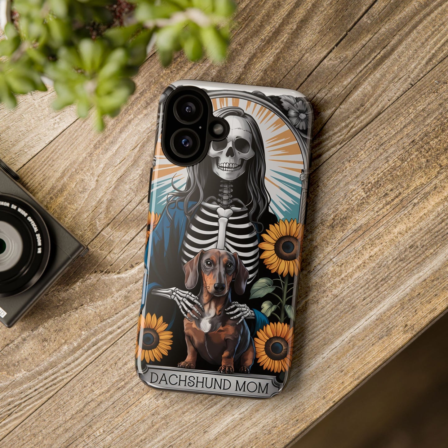 Tarot Card Dachshund Mom Phone Case - Dog Apple Pixel Galaxy