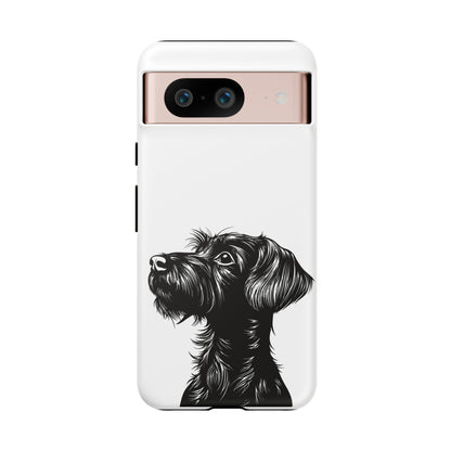 Simple Wire Haired Dachshund Mens Phone Case - Dog Apple Pixel Galaxy