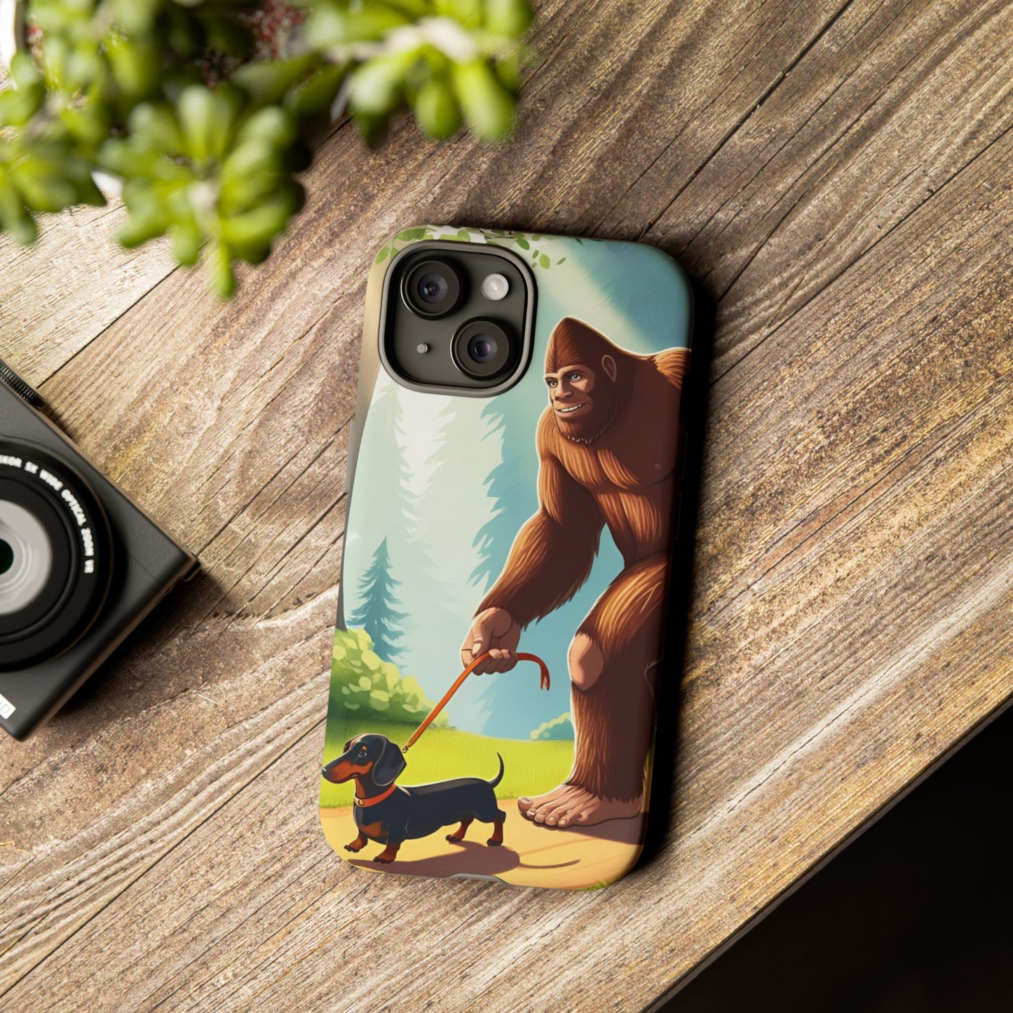 Big Foot Walking Dachshund Phone Case - Dog Apple Pixel Galaxy