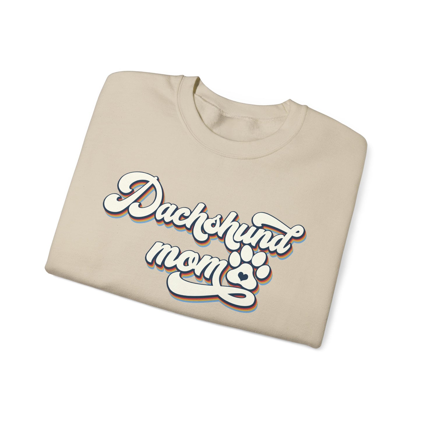 Dachshund Mom Sweatshirt, Dog Lover Gift, Funny Weiner Dog Jumper, Classic Sausage Dog Crewneck, Pet Owner Apparel