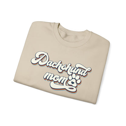 Dachshund Mom Sweatshirt, Dog Lover Gift, Funny Weiner Dog Jumper, Classic Sausage Dog Crewneck, Pet Owner Apparel