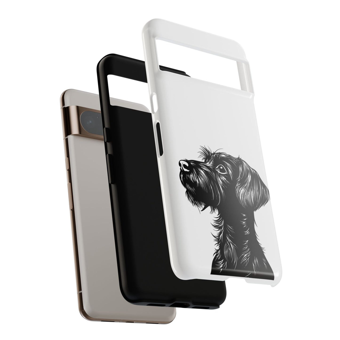 Simple Wire Haired Dachshund Mens Phone Case - Dog Apple Pixel Galaxy