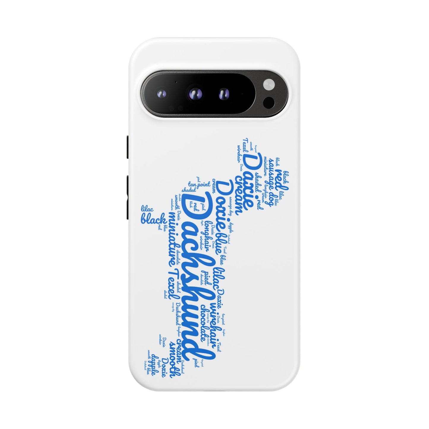 Type Subway Vibrant Dachshund Words Phone Case - Dog Apple Pixel Galaxy