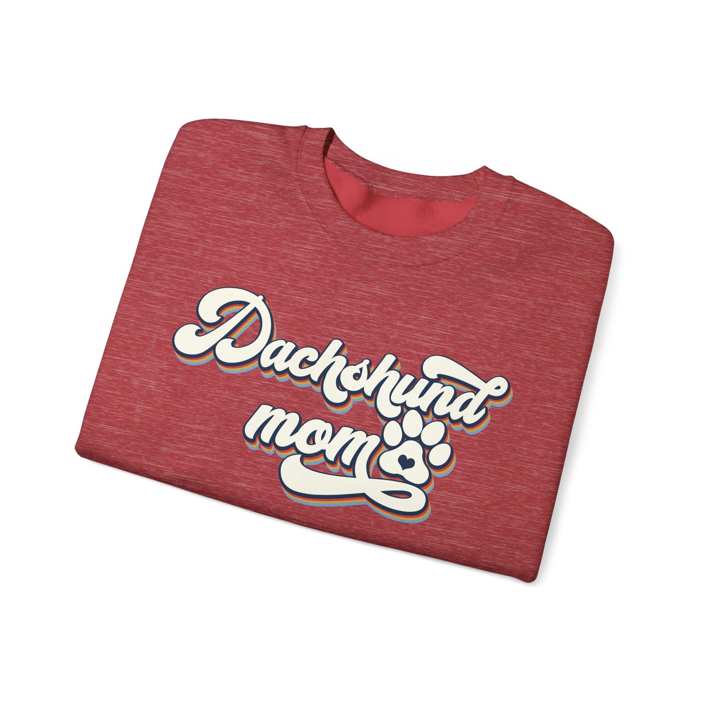 Dachshund Mom Sweatshirt, Dog Lover Gift, Funny Weiner Dog Jumper, Classic Sausage Dog Crewneck, Pet Owner Apparel
