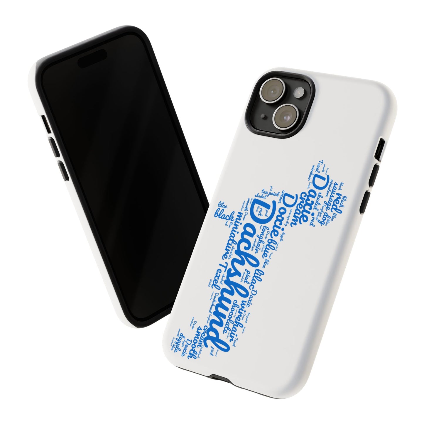Type Subway Vibrant Dachshund Words Phone Case - Dog Apple Pixel Galaxy