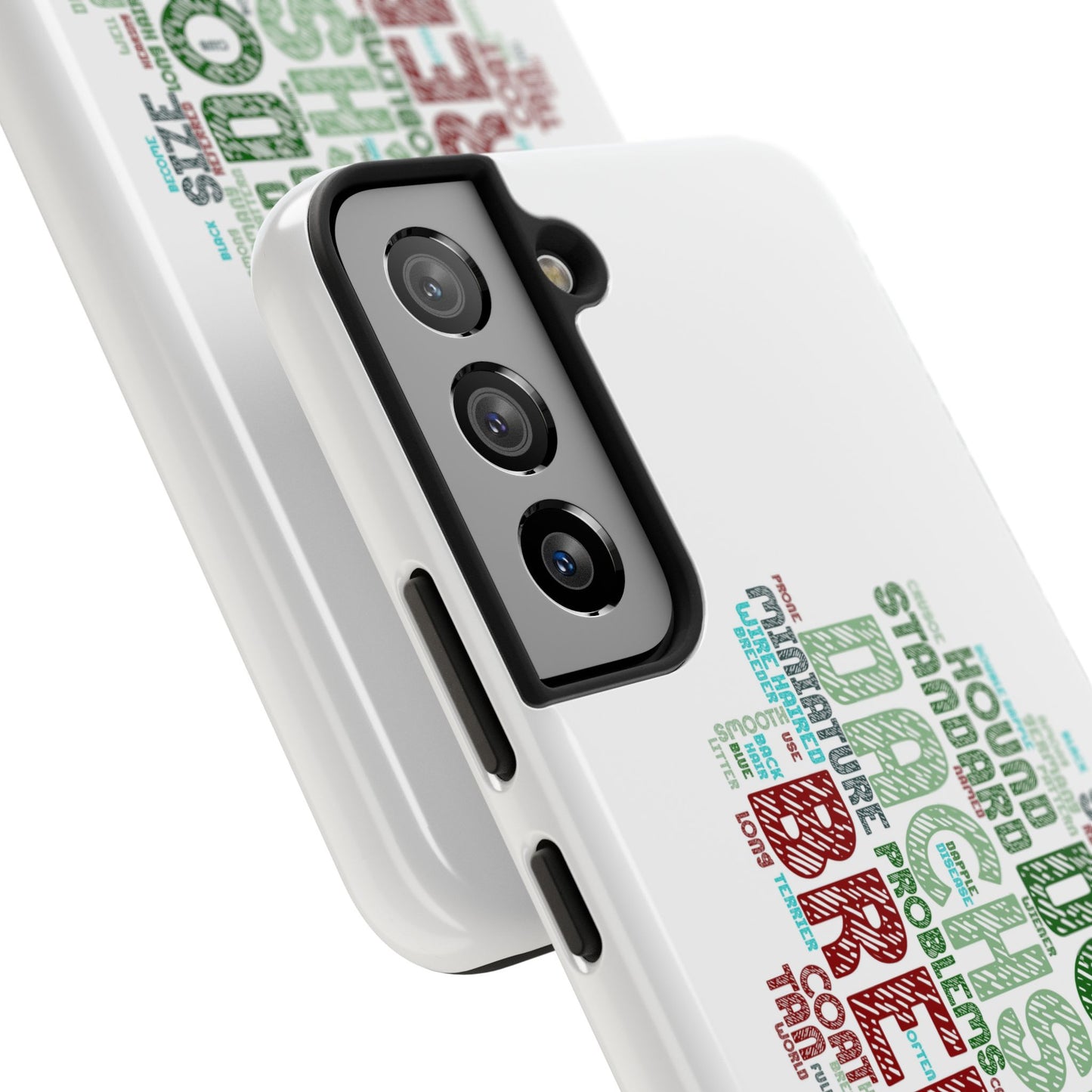 Dachshund Phone Case Dog Lover Gift Tough Phone Cover Doxie Word Art