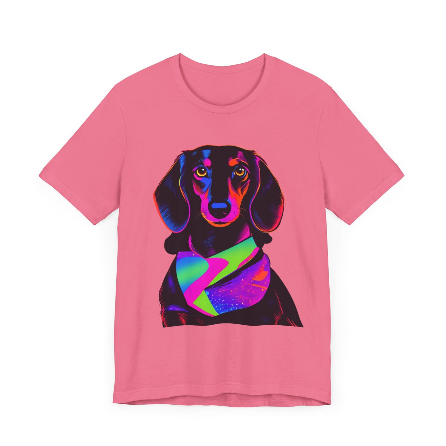Dachshund Tee Shirt, Cute Dog Lover Top, Short Sleeve Unisex Weiner Dog Gift for Pet Owners